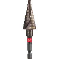 #3 Shockwave Impact Duty Step Drill Bit, 3/16" - 3/4" , 1/16" Increments, Titanium Moffatt Supply & Specialties