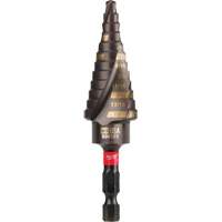 #4 Shockwave Impact Duty Step Drill Bit, 3/16" - 7/8" , 1/16" Increments, Titanium Moffatt Supply & Specialties