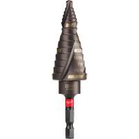 #8 Shockwave Impact Duty Step Drill Bit, 1/2" - 1" , 1/16" Increments, Titanium Moffatt Supply & Specialties