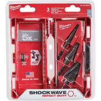 Jeu de forets &eacute;tag&eacute;s Shockwave Impact Duty, 3 morceaux, Titane Moffatt Supply & Specialties