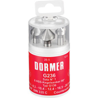 90° Countersink Set, 6 Pieces Moffatt Supply & Specialties