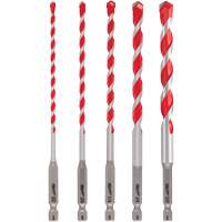 Jeu de forets pour perceuse &agrave; percussion Shockwave, 5 morceaux, Carbure Moffatt Supply & Specialties