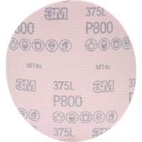 Hookit 375L Film Disc, 6" Dia., P800 Grit, Aluminum Oxide Moffatt Supply & Specialties