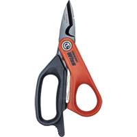 Electrician's Data Shears, 6", Rings Handle Moffatt Supply & Specialties