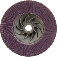 Disque &agrave; lamelles &agrave; changement rapide 769F, 4-1/2" x 5/8"-11, Type 27, Grain 120+, C&eacute;ramique Moffatt Supply & Specialties