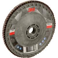 Disque &agrave; lamelles &agrave; changement rapide 769F, 4-1/2" x 5/8"-11, Type 29, Grain 120+, C&eacute;ramique Moffatt Supply & Specialties