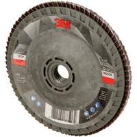 Disque &agrave; lamelles &agrave; changement rapide 769F, 4-1/2" x 5/8"-11, Type 29, Grain 120+, C&eacute;ramique Moffatt Supply & Specialties