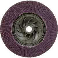 Disque &agrave; lamelles &agrave; changement rapide 769F, 5" x 5/8"-11, Type 29, Grain 120+, C&eacute;ramique Moffatt Supply & Specialties