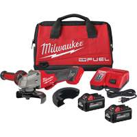 M18 Fuel No-Lock Braking Grinder with One-Key Paddle Switch Kit, 4-1/2" or 5" Wheel, 18 V Moffatt Supply & Specialties