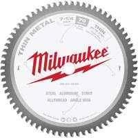 Circular Saw Blade, 7-1/4", 70 Teeth, Metal Use Moffatt Supply & Specialties