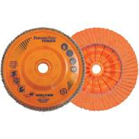 Disque &agrave; lamelles Enduro-Flex Turbo, 4-1/2" x 5/8"-11, Grain 36/60 Moffatt Supply & Specialties