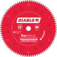 Lame de scie &agrave; d&eacute;couper Trex Blade, 12", 84 dents, Pour Plastique/Plastique Moffatt Supply & Specialties