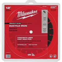 Circular Saw Blade, 12", Ductile Iron Use Moffatt Supply & Specialties