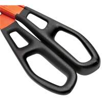 Cisaille d'&eacute;tain en aluminium dentel&eacute; de 13" avec poign&eacute;e tremp&eacute;e, Longueur de coupe de 3", Coupe Droit Moffatt Supply & Specialties
