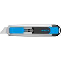 Secunorm 525 Retractable Safety Knife with Blunt Tip Blade, 18 mm, Aluminum Handle Moffatt Supply & Specialties