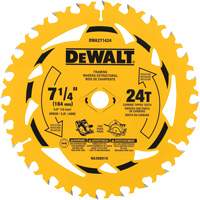 Circular Saw Blade, 7-1/4", 24 Teeth, Wood Use Moffatt Supply & Specialties