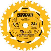 Carbide-Tipped Framing Circular Saw Blade, 6-1/2", 24 Teeth, Wood Use Moffatt Supply & Specialties