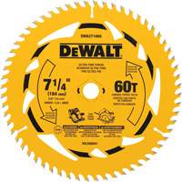 Circular Saw Blade, 7-1/4", 60 Teeth, Wood Use Moffatt Supply & Specialties