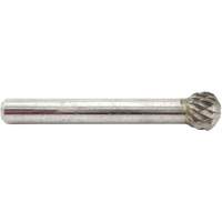 Ball Shape Carbide Shipyard Bur, SD-3, 3/8" Dia., 1/4" Shank, 5/16" Depth of Cut Moffatt Supply & Specialties