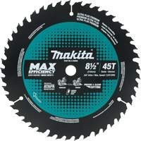 Carbide-Tipped Max Efficiency Miter Saw Blade, 8-1/2", 45 Teeth, Wood Use Moffatt Supply & Specialties
