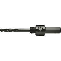 Mandrin pour scie-cloche &agrave; queue ronde, 9/16" - 1-3/16", 3/8" Tige Moffatt Supply & Specialties