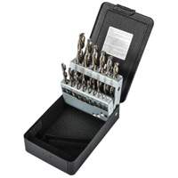 Jobber Length Drill Bit Set, 15 Pieces, High Speed Steel Moffatt Supply & Specialties