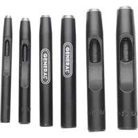 Hollow Steel Punch Set, 6 Pieces Moffatt Supply & Specialties