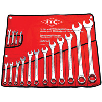 ICW-16M Jeu de cl&eacute;s avec plaquettes sur&eacute;lev&eacute;es de qualit&eacute; professionnelle ITC, Combinaison, 16 morceaux, M&eacute;trique Moffatt Supply & Specialties
