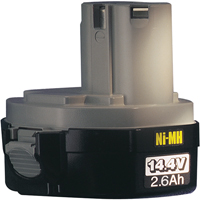Pod-Style Battery, Ni-MH, 14.4 V, 2.6 A Moffatt Supply & Specialties