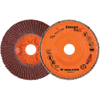 Disque &agrave; lamelles Enduro-Flex, 5" x 7/8", Type 27, Grain 40, Alumine de zirconium Moffatt Supply & Specialties