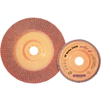 Disque &agrave; lamelles Stainless Enduro-Flex, 4-1/2" x 7/8", Type 27, Grain 40, Alumine de zirconium Moffatt Supply & Specialties