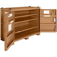 Monster Box Cabinet, Steel, 52 Cubic Feet, Beige Moffatt Supply & Specialties