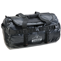 Water Resistant Duffel Bags, Vinyl, 1 Pockets, Black Moffatt Supply & Specialties