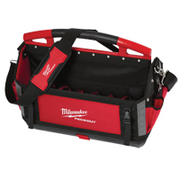 Packout Tote, Ballistic Nylon, 32 Pockets, Black/Red Moffatt Supply & Specialties