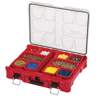 Organisateur Packout, 20" x 15" x 5", Noir/Rouge Moffatt Supply & Specialties