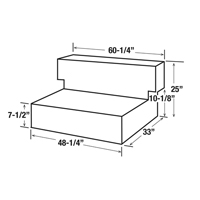 Steel Fuel Transfer Tank, Steel, 100 Gal. Capacity, Black Moffatt Supply & Specialties