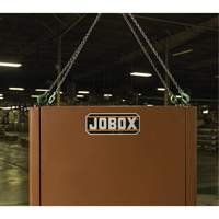 Field Office Jobsite Box, 33" W x 63" D x 80" H, Steel, Red Moffatt Supply & Specialties