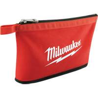 Coloured Zippered Pouches - Set of 3, Canvas, 3 Pockets, Black/Red Moffatt Supply & Specialties