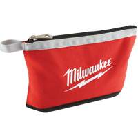 Coloured Zippered Pouches - Set of 3, Canvas, 3 Pockets, Black/Red Moffatt Supply & Specialties
