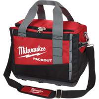 Packout Tool Bag, Ballistic Nylon, 2 Pockets, Black/Red Moffatt Supply & Specialties