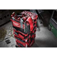 Packout Tool Bag, Ballistic Nylon, 8 Pockets, Black/Red Moffatt Supply & Specialties