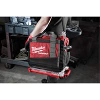 Packout Compact Low-Profile Organizer, 16-2/5" x 9-3/4" x 2-1/2", Black/Red Moffatt Supply & Specialties