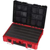 Coffre &agrave; outils avec partitions ajustables Packout, 20-7/10" x 15-1/5" x 6-1/5", Noir/Rouge Moffatt Supply & Specialties