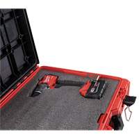 Coffre &agrave; outils avec partitions ajustables Packout, 20-7/10" x 15-1/5" x 6-1/5", Noir/Rouge Moffatt Supply & Specialties
