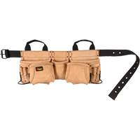 Carpenter's Tool Belt, Leather, Tan Moffatt Supply & Specialties