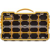 Organisateur avec compartiments PRO, 11" la x 17-5/8" p x 2-7/8" h, Noir/Jaune Moffatt Supply & Specialties