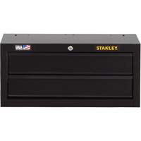 100 Series Middle Tool Chest, 26" W, 2 Drawers, Black Moffatt Supply & Specialties