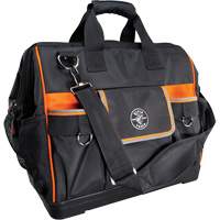 Tradesman Pro Wide-Open Tool Bag, Ballistic Nylon, 42 Pockets, Black Moffatt Supply & Specialties