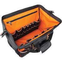 Tradesman Pro Wide-Open Tool Bag, Ballistic Nylon, 42 Pockets, Black Moffatt Supply & Specialties