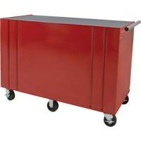 Industrial Tool Cart, 12 Drawers, 56" W x 24-1/2" D x 38-1/8" H, Red Moffatt Supply & Specialties